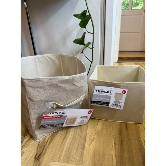 (2) Essentials Closet collapsible storage container - Picture 1 of 9